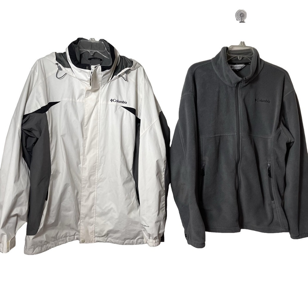 Columbia Removable Fleece Lining Omni-Shield Ski Snowboard Jacket Oversized L
